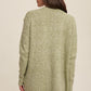 Two Pocket Open-Front Long Knit Cardigan