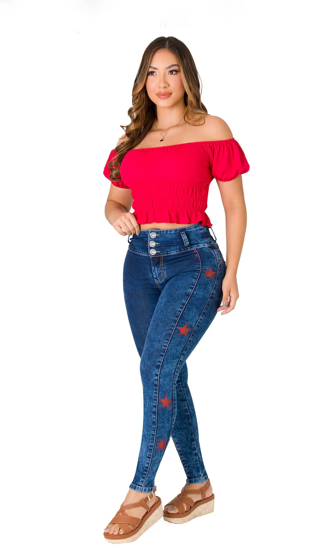 red basic top