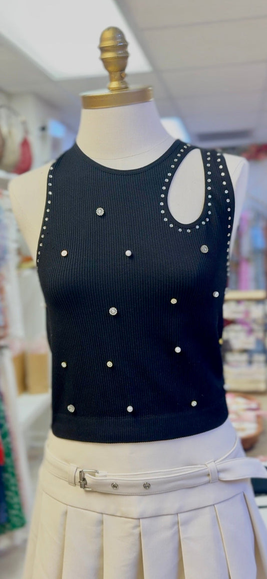 Rhinestone Tank top