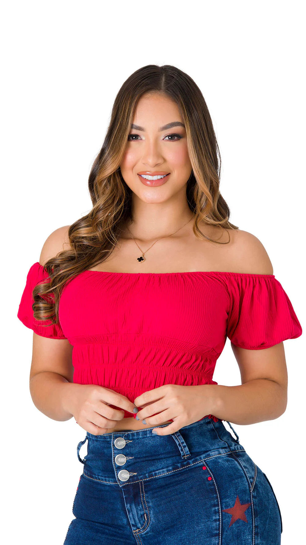 red basic top