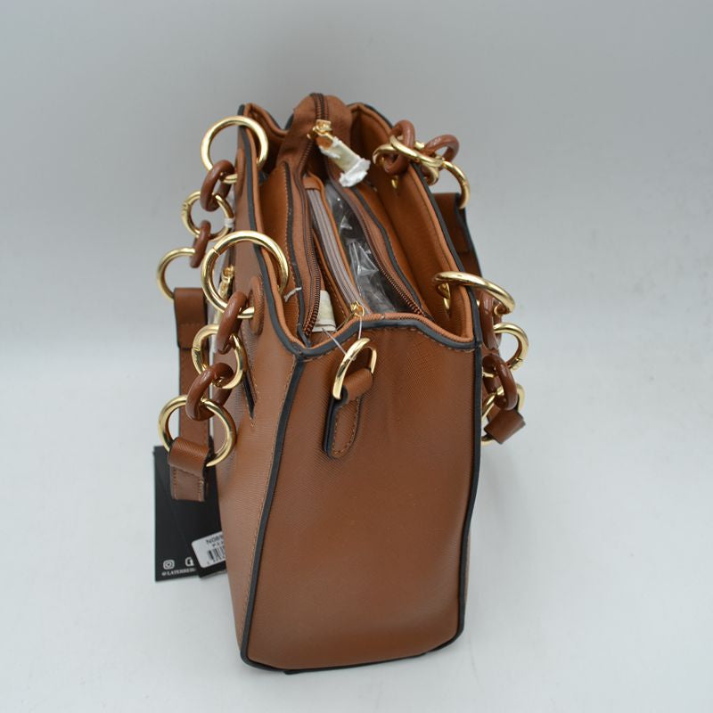 Brown tote bag