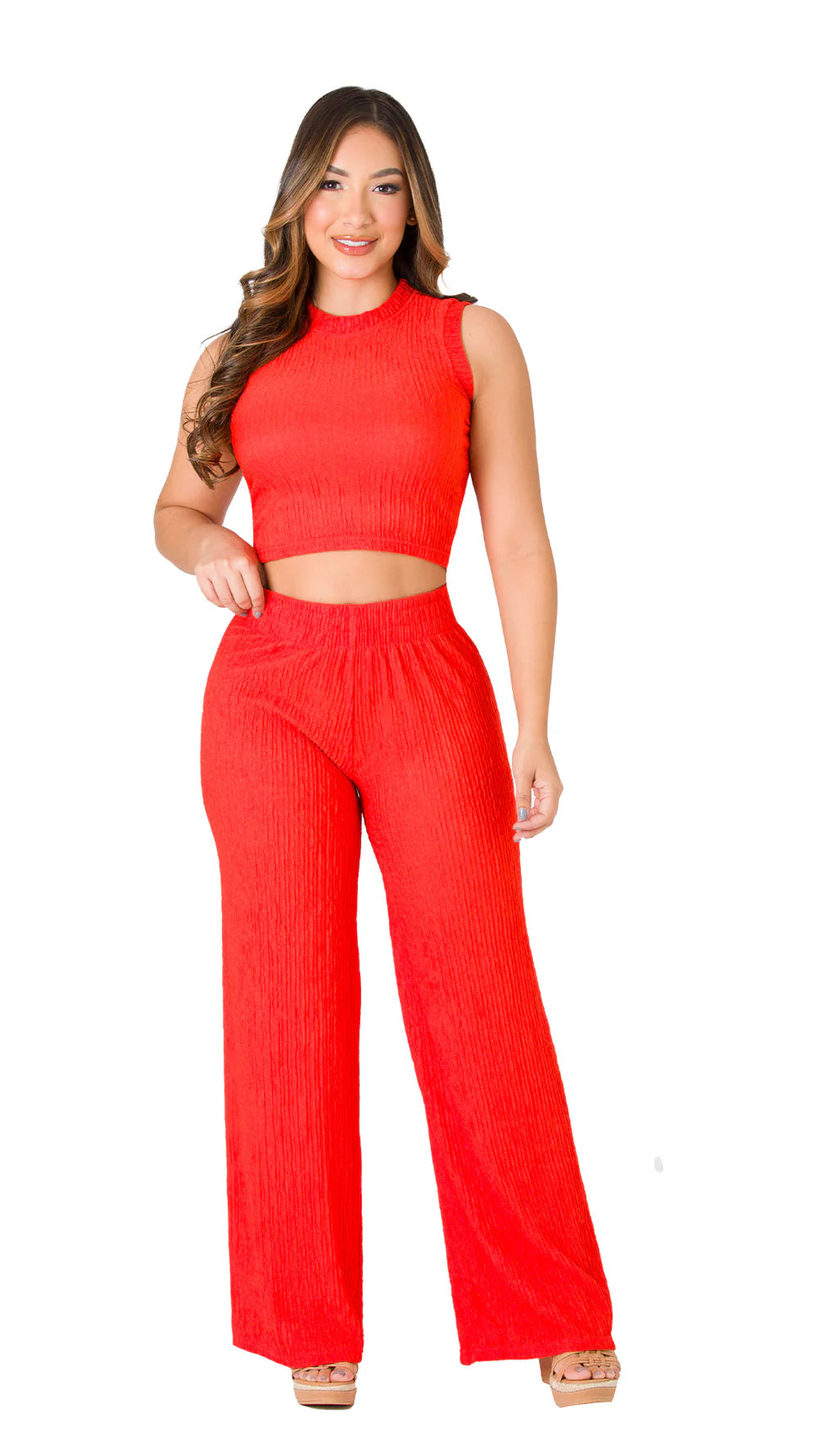 red stylish set