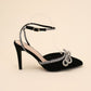 Sassy double bow Heel 2 colors to choose from