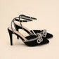 Sassy double bow Heel 2 colors to choose from