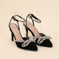 Sassy double bow Heel 2 colors to choose from